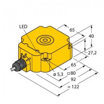 TURCK Индуктивный датчик - NI60-Q80-Y1X 1008700