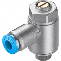 Дроссель с обратным клапаном Festo GRLA-1/8-QS-6-MF-D (537075)