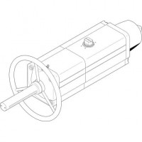  Неполноповоротный привод Festo DAPS-0960-090-RS4-F14-MW (8005072)